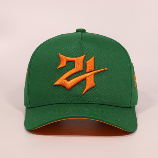 Green Orange Cap
