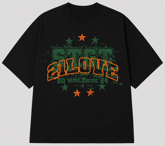 Worldwide Black Tee