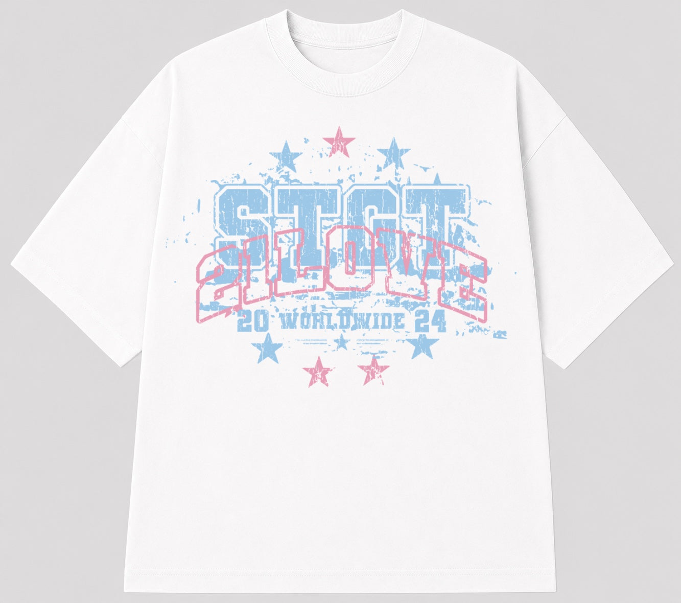 Worldwide White Tee