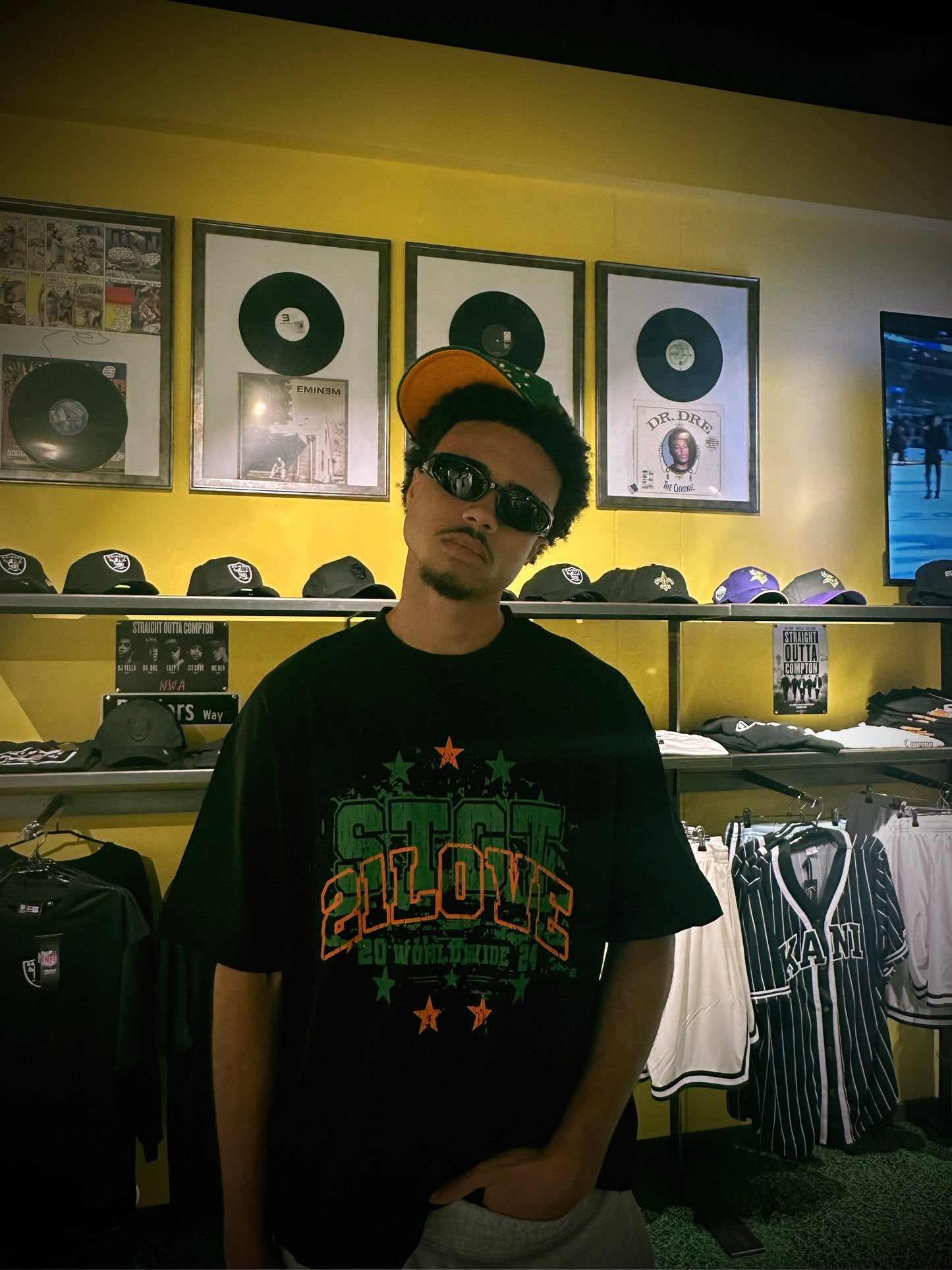 Worldwide Black Tee